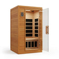 Infrared Sauna Built for Daily Wellness, Low EMF Carbon Panels, Canadian Hemlock Wood, Bluetooth Audio