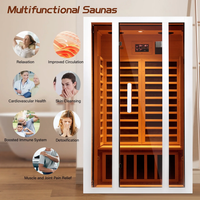 FAR Infrared Sauna Built for Home Wellness, 6 Carbon Heaters, Digital Control, Bluetooth Speaker