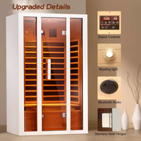 FAR Infrared Sauna Built for Home Wellness, 6 Carbon Heaters, Digital Control, Bluetooth Speaker