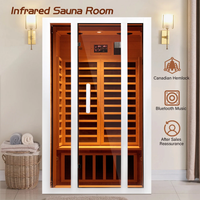 FAR Infrared Sauna Built for Home Wellness, 6 Carbon Heaters, Digital Control, Bluetooth Speaker