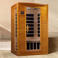 Infrared Sauna Built for Daily Wellness, Low EMF Carbon Panels, Canadian Hemlock Wood, Bluetooth Audio