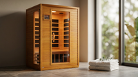 Andora 2-Person Low EMF FAR Infrared Sauna, Canadian Hemlock — Lifestyle